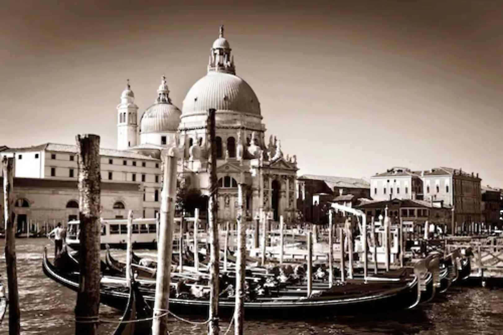 Papermoon Fototapete »Venedig Sepia« günstig online kaufen