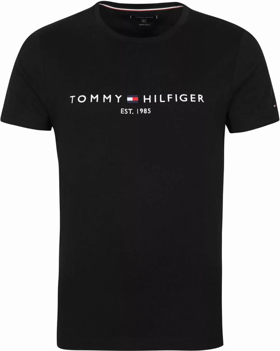 Tommy Hilfiger Logo T-shirt Schwarz - Größe XXL günstig online kaufen