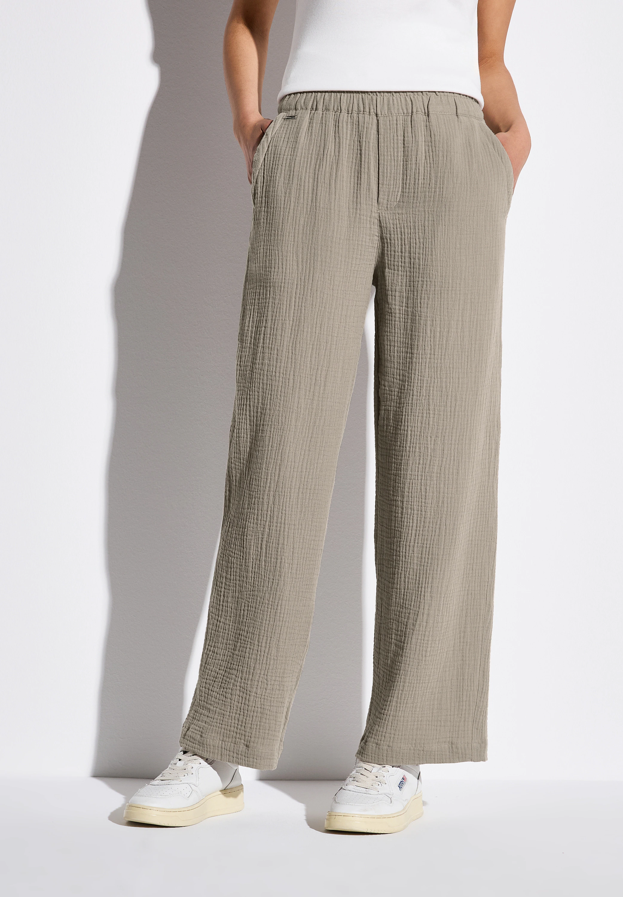 STREET ONE Stoffhose, High Waist günstig online kaufen