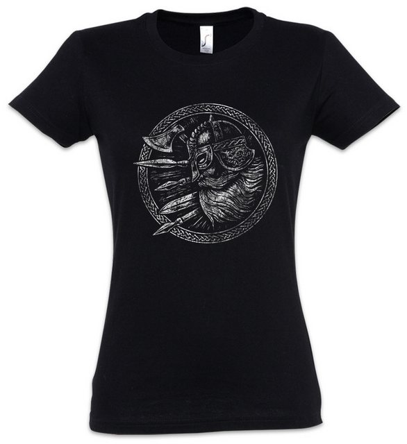 Urban Backwoods Print-Shirt Viking II Damen T-Shirt Walhalla Wikinger Thor günstig online kaufen