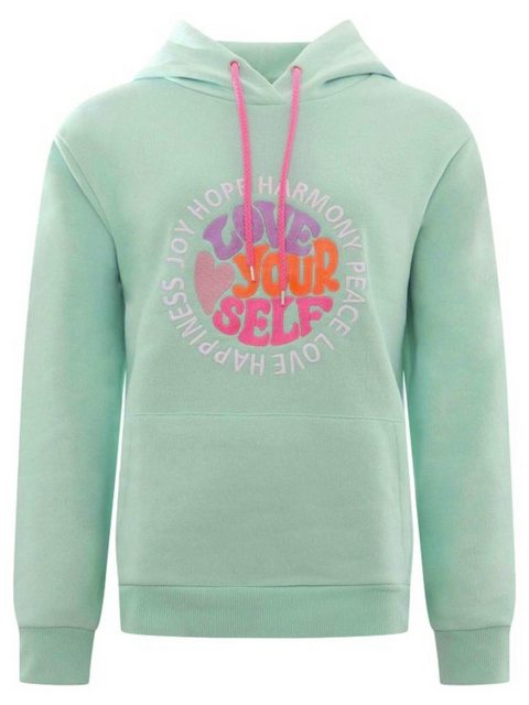 Zwillingsherz Hoodie "Love Yourself" Details: Fronttaschen, innen mit Fleec günstig online kaufen