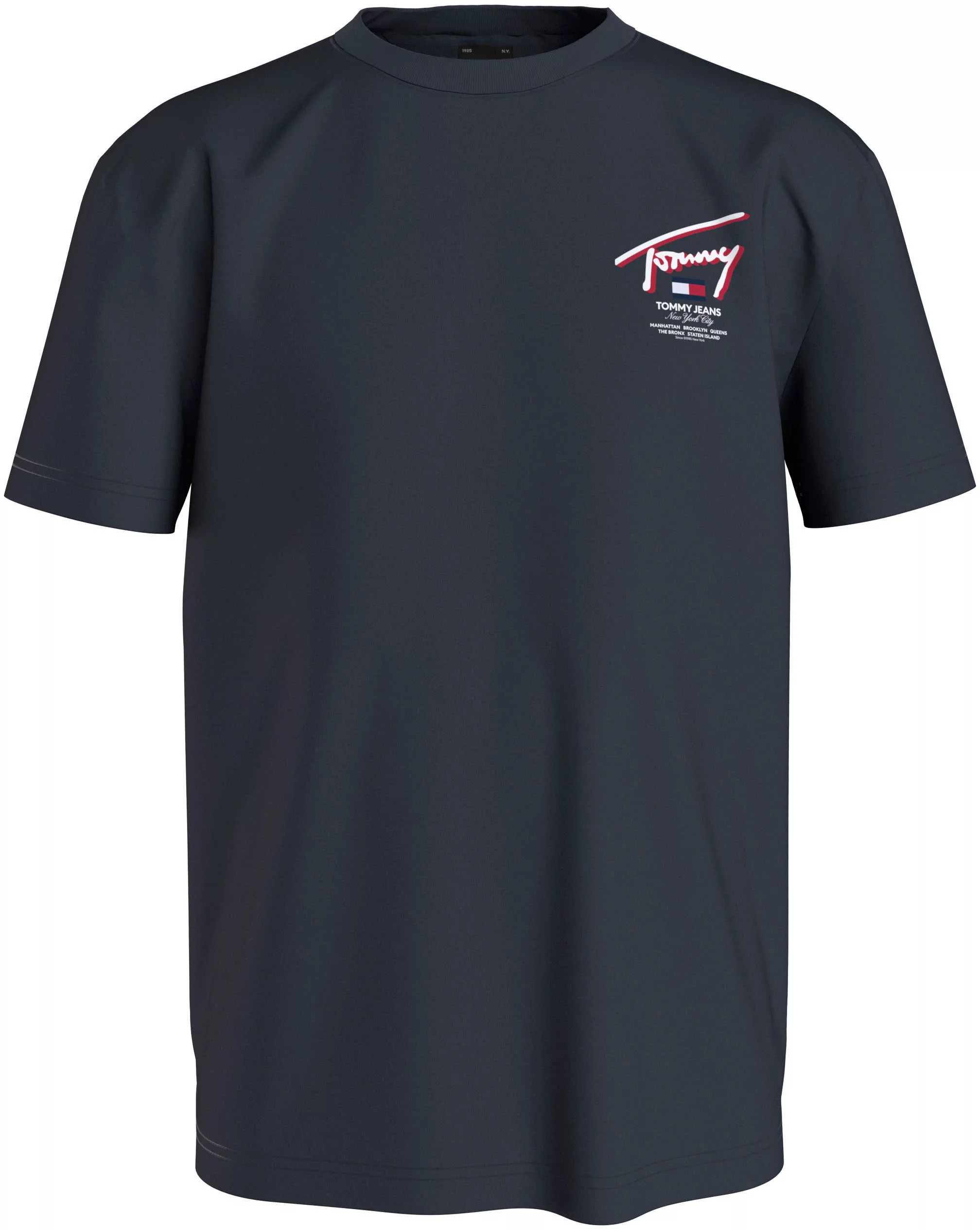 Tommy Jeans T-Shirt TJM REG 3D STREET SIGNTR TEE EXT mit Print auf dem Rück günstig online kaufen