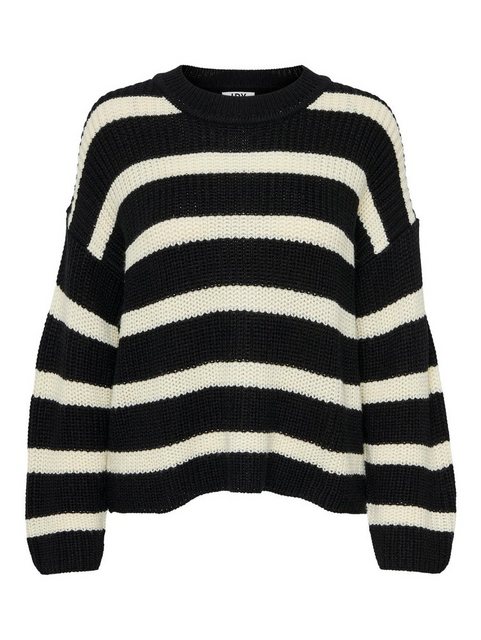 JACQUELINE de YONG Strickpullover Gestreifter Strick Pullover Rundhals JDYJ günstig online kaufen