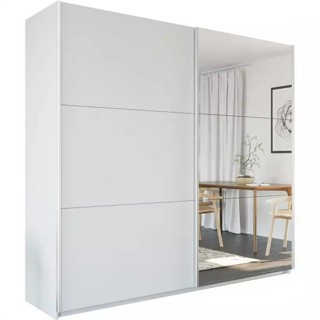 DB-Möbel Kleiderschrank Kleiderschrank "Rumba" 225 cm mit Spiege günstig online kaufen