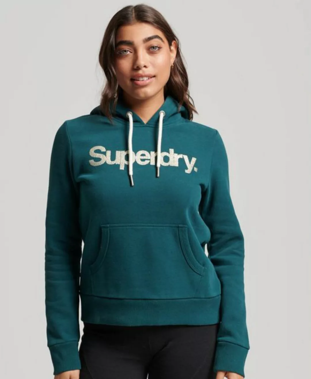 Superdry Kapuzensweatshirt METALLIC CORE LOGO HOODIE günstig online kaufen