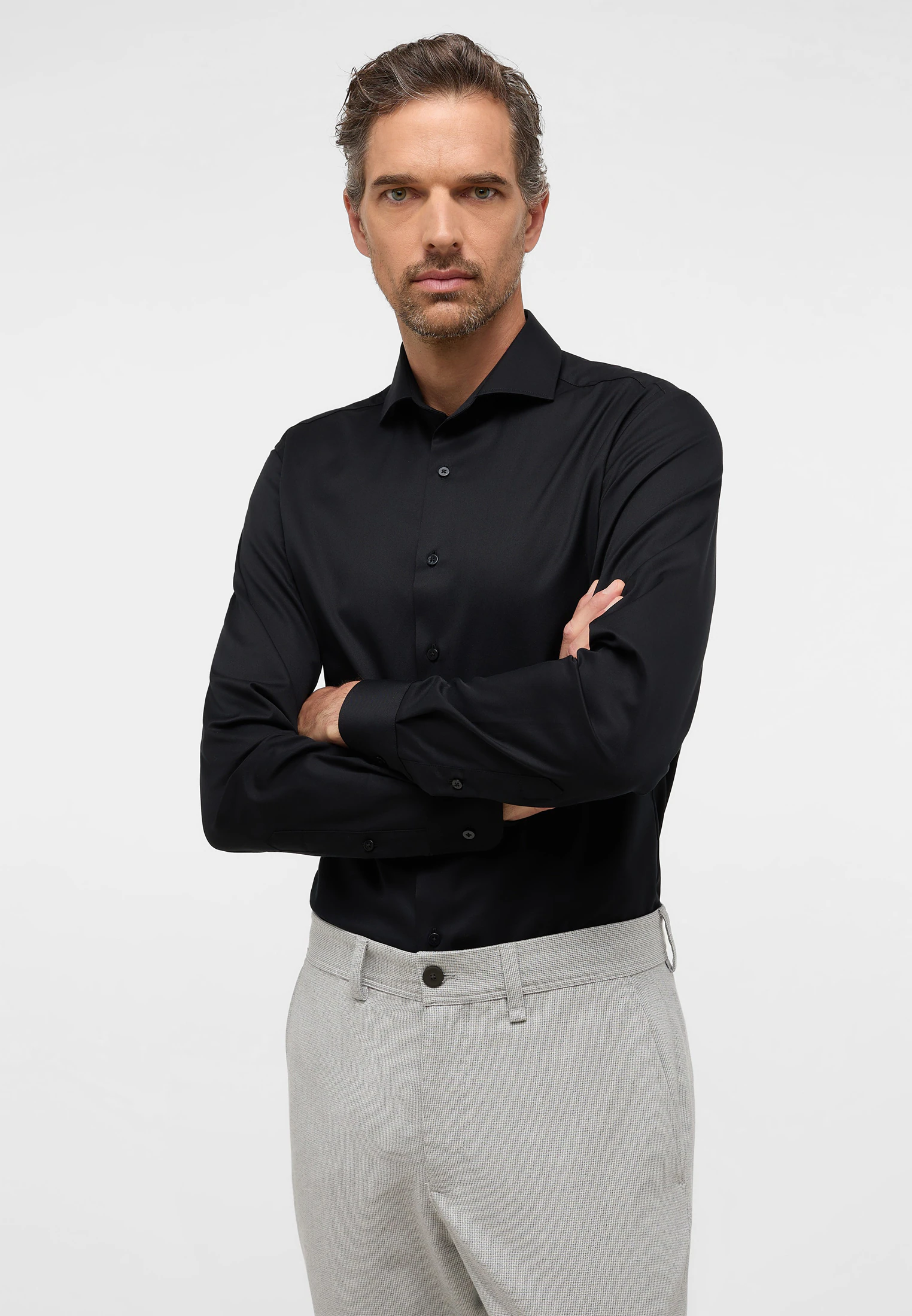 Eterna Langarmhemd "SLIM FIT", NON IRON (bügelfrei) günstig online kaufen