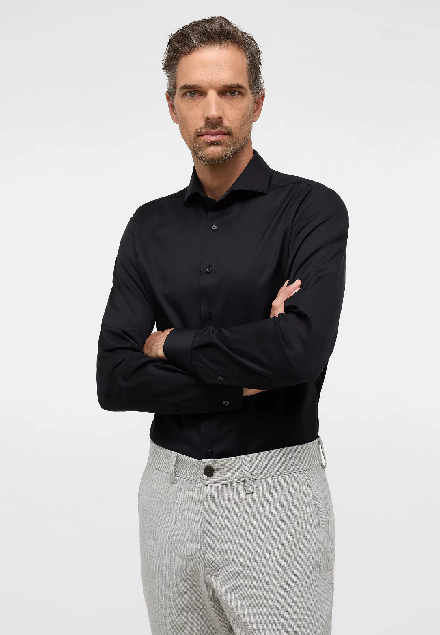 Eterna Langarmhemd "SLIM FIT", NON IRON (bügelfrei) günstig online kaufen