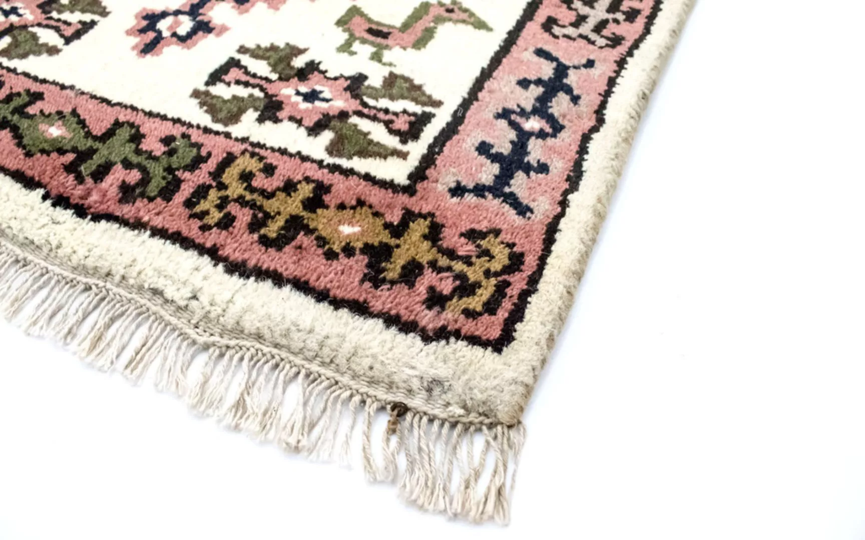 morgenland Wollteppich »Kazak Teppich handgeknüpft beige«, rechteckig günstig online kaufen