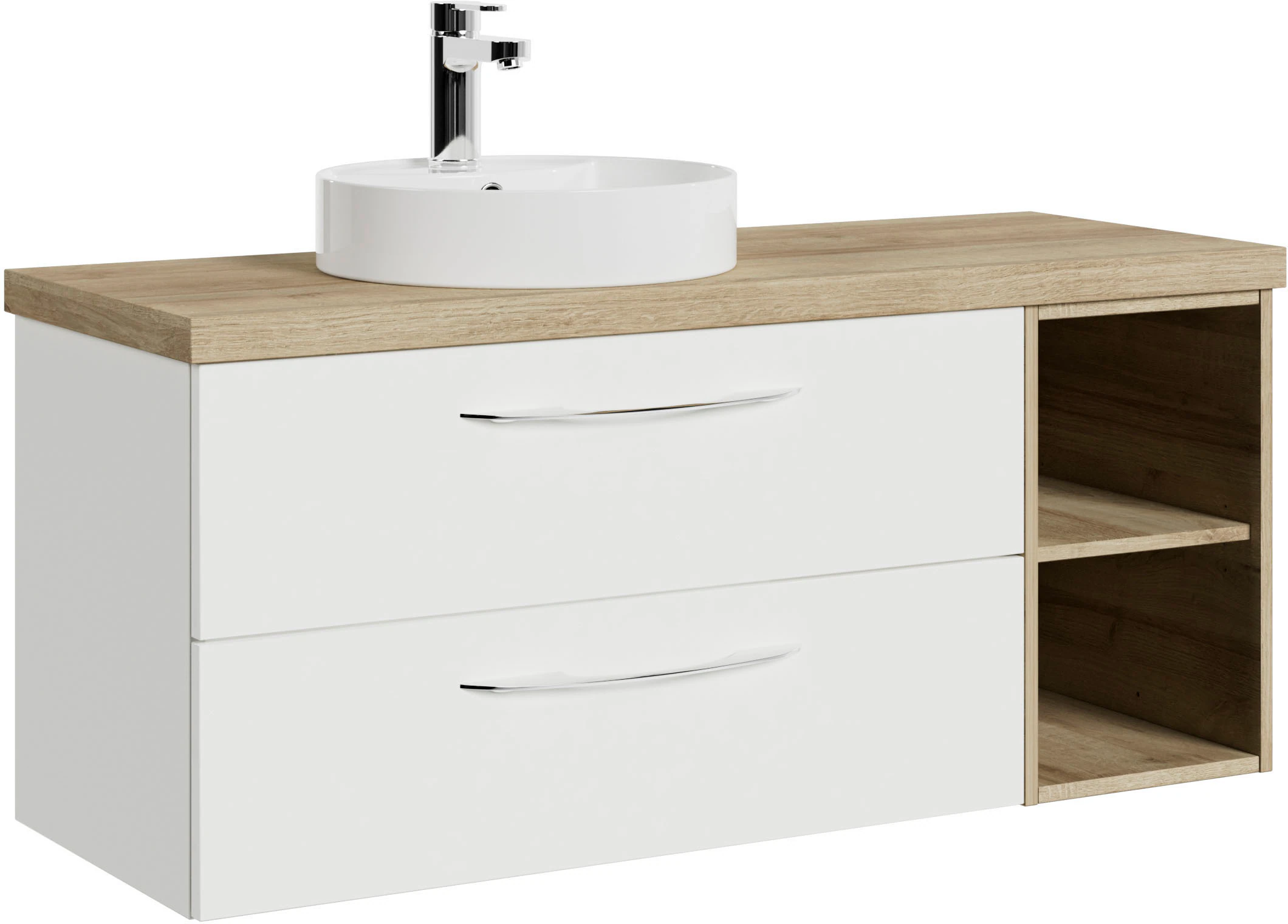 Saphir Waschtisch »Serie 4035 Keramik-Aufsatzbecken mit Unterschrank, 118 c günstig online kaufen