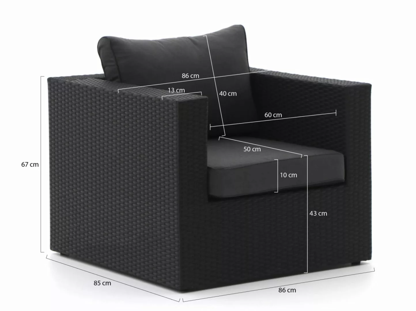 Forza Barolo Sessel Lounge-Set 5-teilig günstig online kaufen