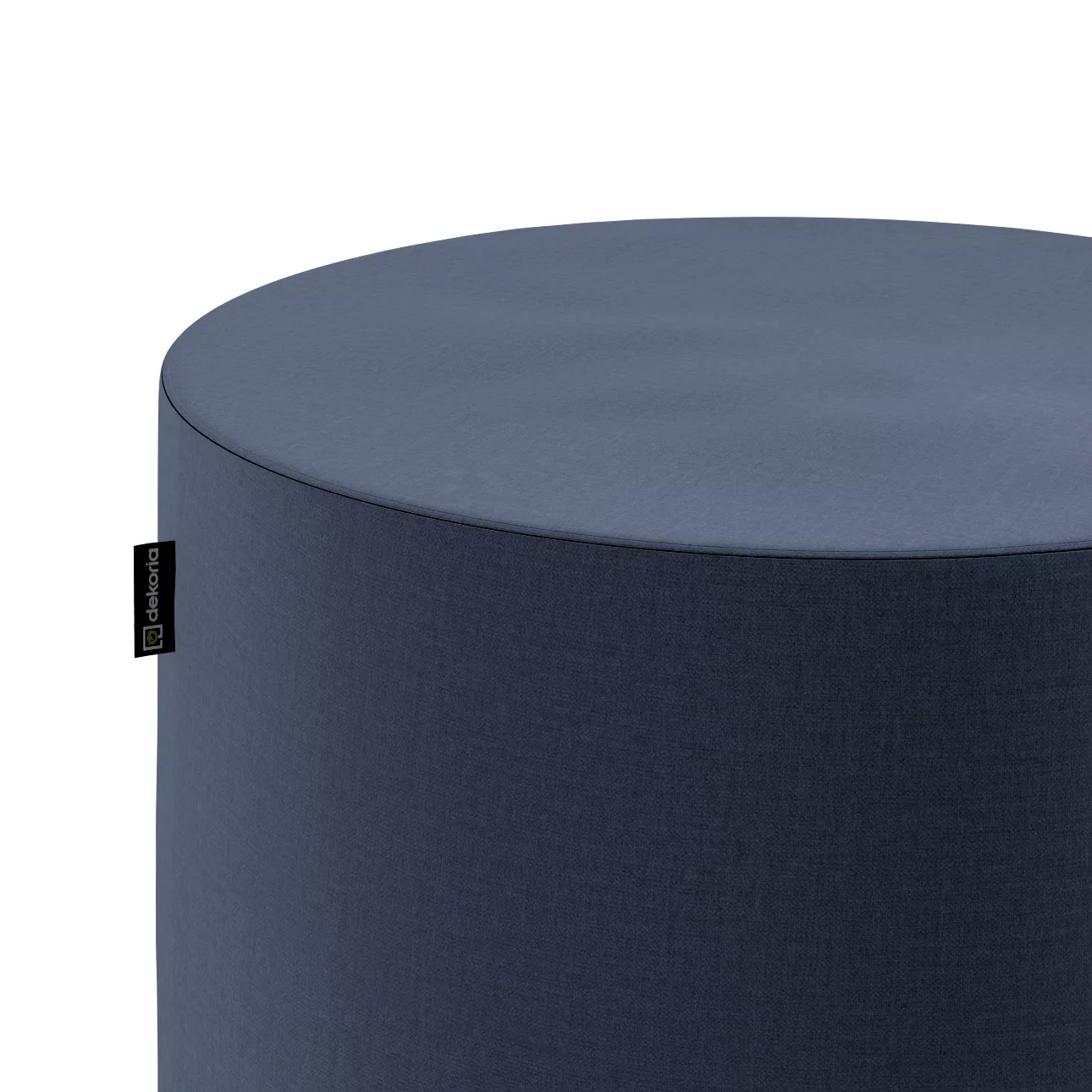 Pouf Barrel, dunkelblau, ø40 cm x 40 cm, Ingrid (705-39) günstig online kaufen