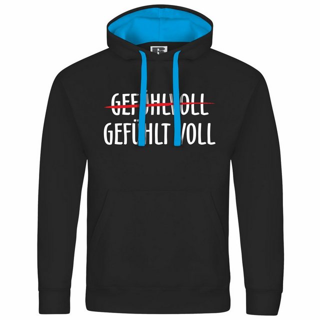 deinshirt Kapuzenpullover Herren Kapuzenpullover Gefühlt Voll Mit Print Mot günstig online kaufen