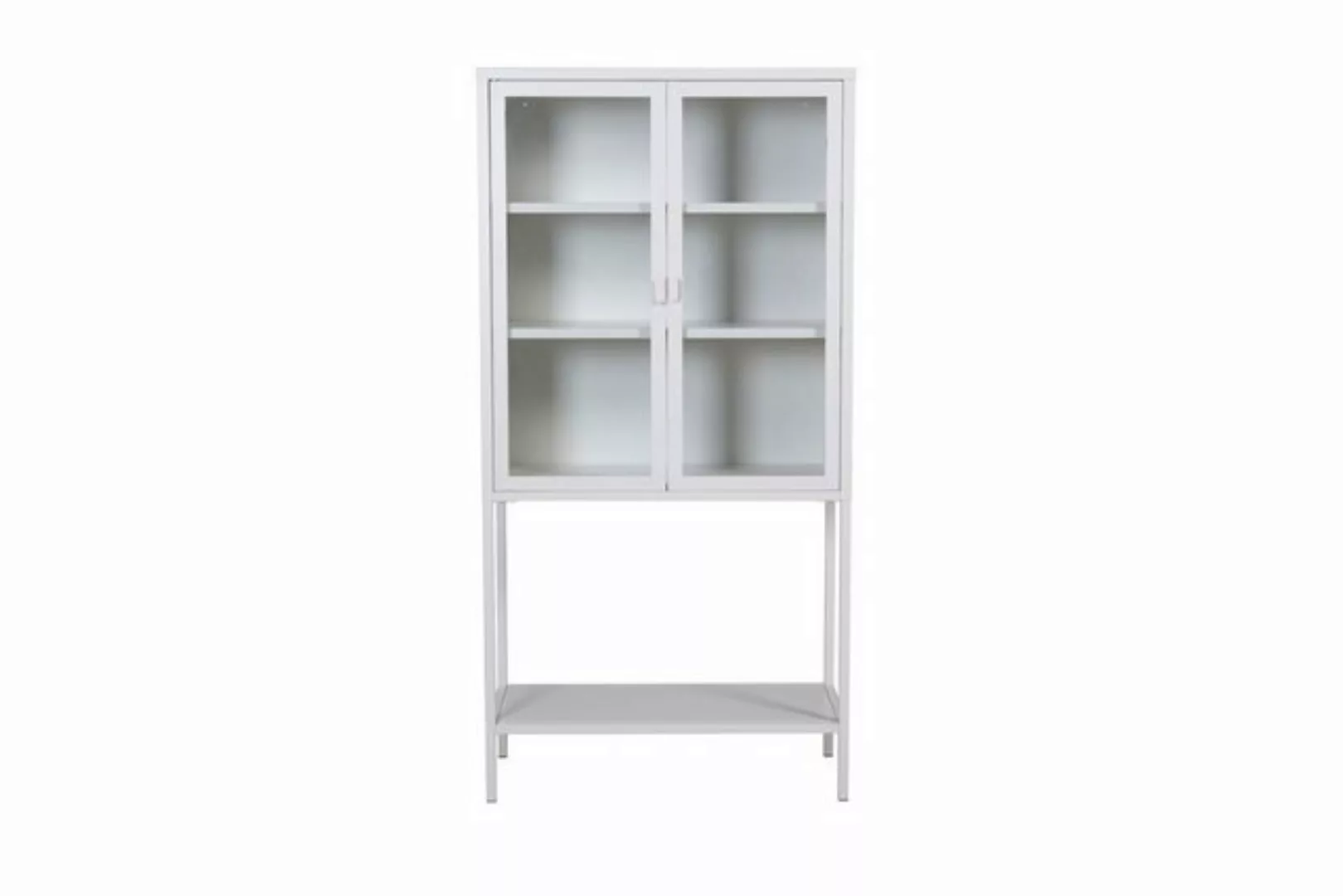 ebuy24 Vitrine Misha Vitrinenschrank 2 Türen, 4 Ablagen, weiss. (1-St) günstig online kaufen