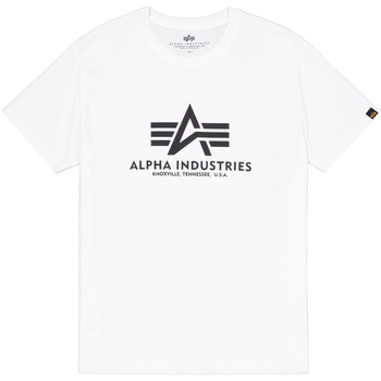 Alpha Industries  T-Shirts & Poloshirts Basic T-Shirt BL - white günstig online kaufen