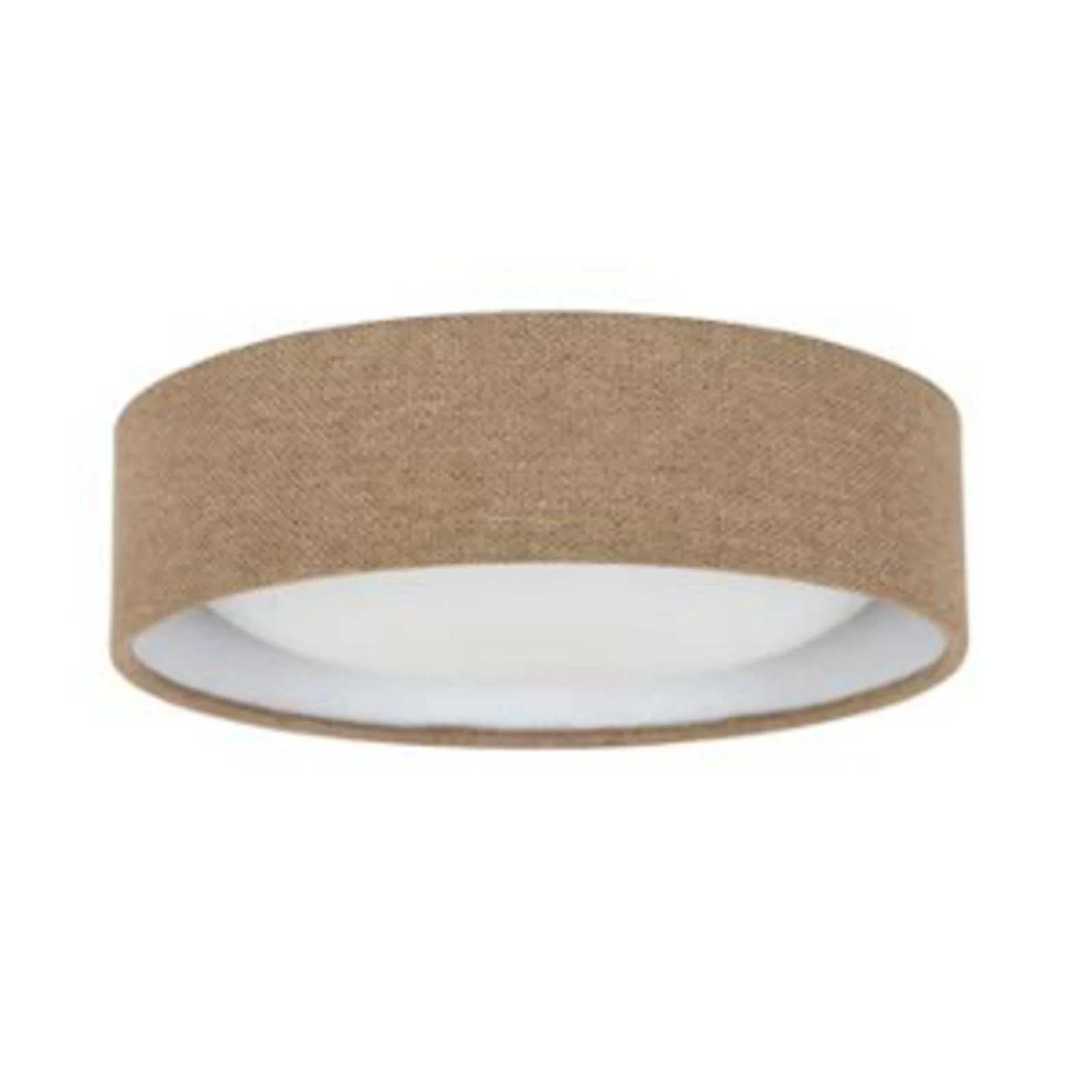 Beacon Deckenleuchte Uno, beige, Textil, Ø 25 cm, GX53 günstig online kaufen