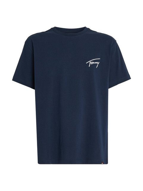 Tommy Jeans T-Shirt TJM REG SIGNATURE TEE EXT mit aufgesticktem Signatur-Lo günstig online kaufen