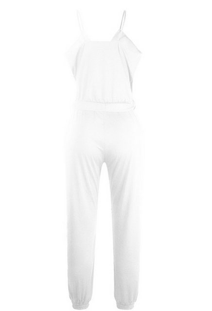 CHENIN 7/8-Overall Unifarbener Jumpsuit mit Gürtel und Hosenträgern für Dam günstig online kaufen