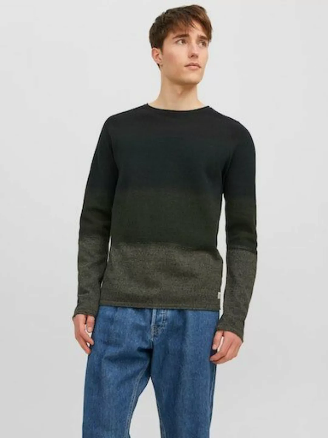 Jack & Jones Rundhalspullover JJEHILL KNIT CREW NECK NOOS günstig online kaufen