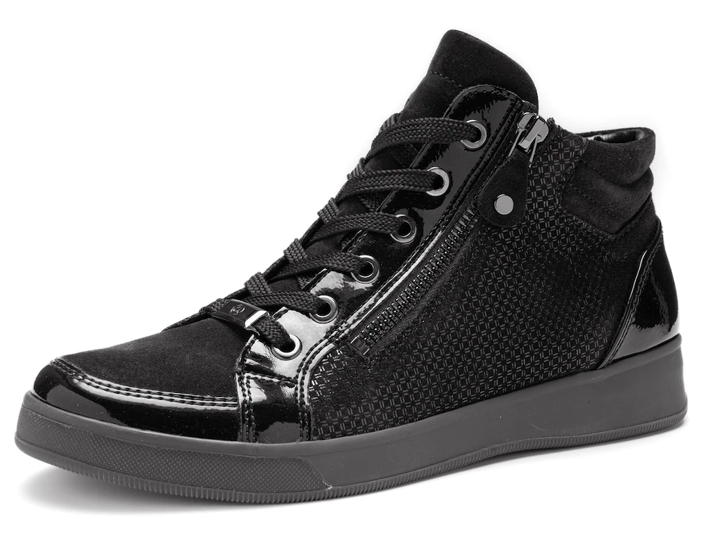 Ara Sneakerboots "ROM", Hightop Sneaker, Schnürboots in Bequemweite G (= we günstig online kaufen
