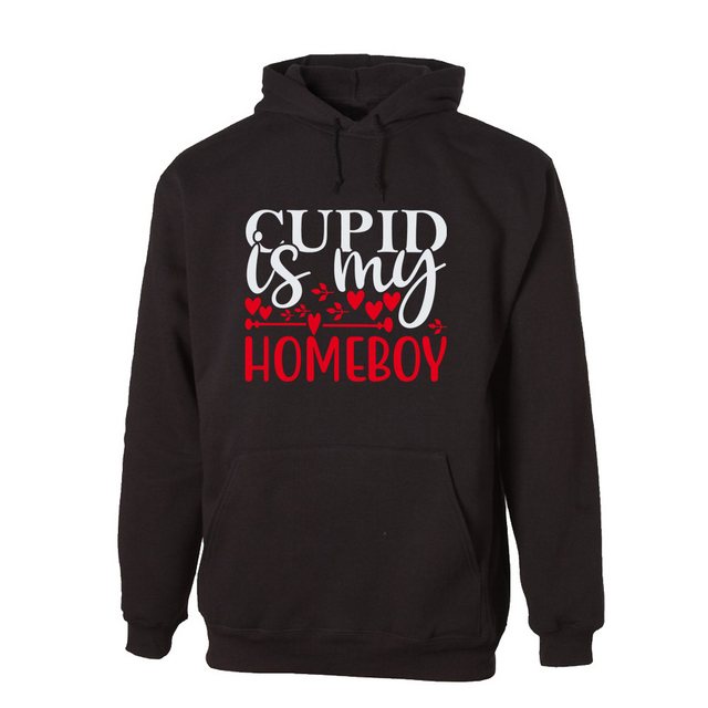 G-graphics Hoodie Cupid is my Homeboy Unisex mit trendigem Frontprint mit S günstig online kaufen