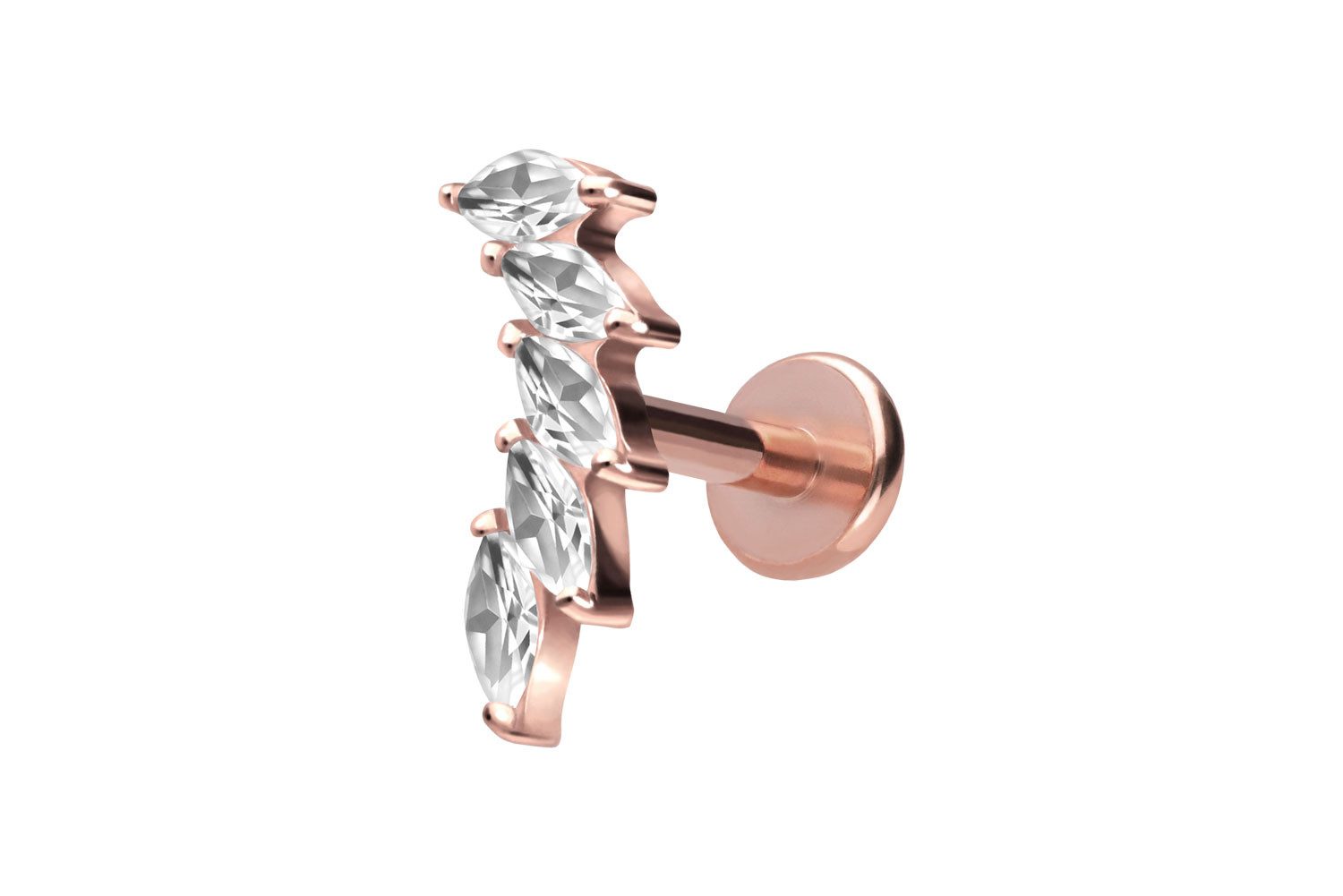 PIERCINGLINE Piercing-Set Titan Labret mit Push günstig online kaufen