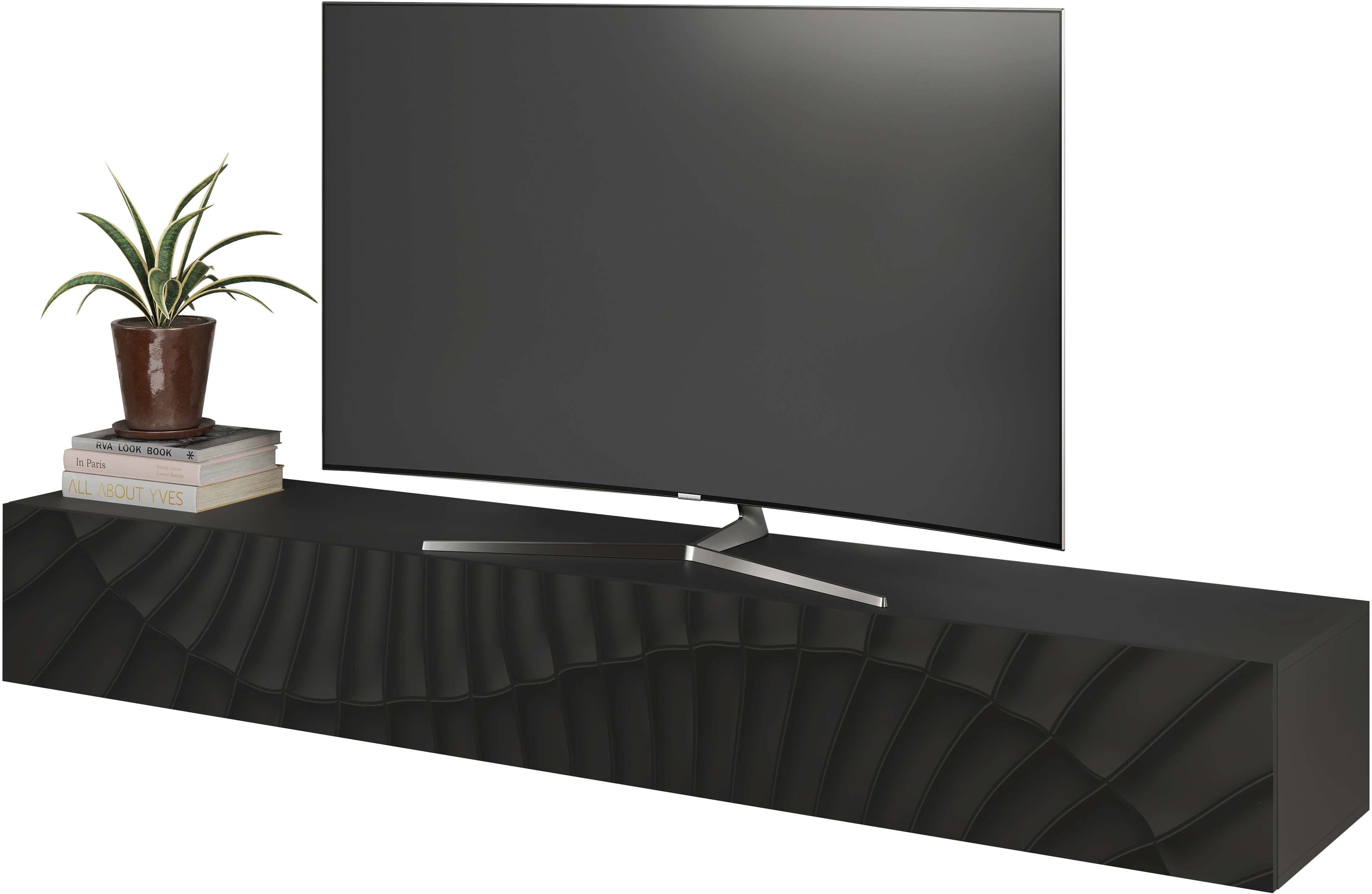INOSIGN Lowboard "Snake Breite 210 cm, modernes TV-Board hängend mit 1 Klap günstig online kaufen