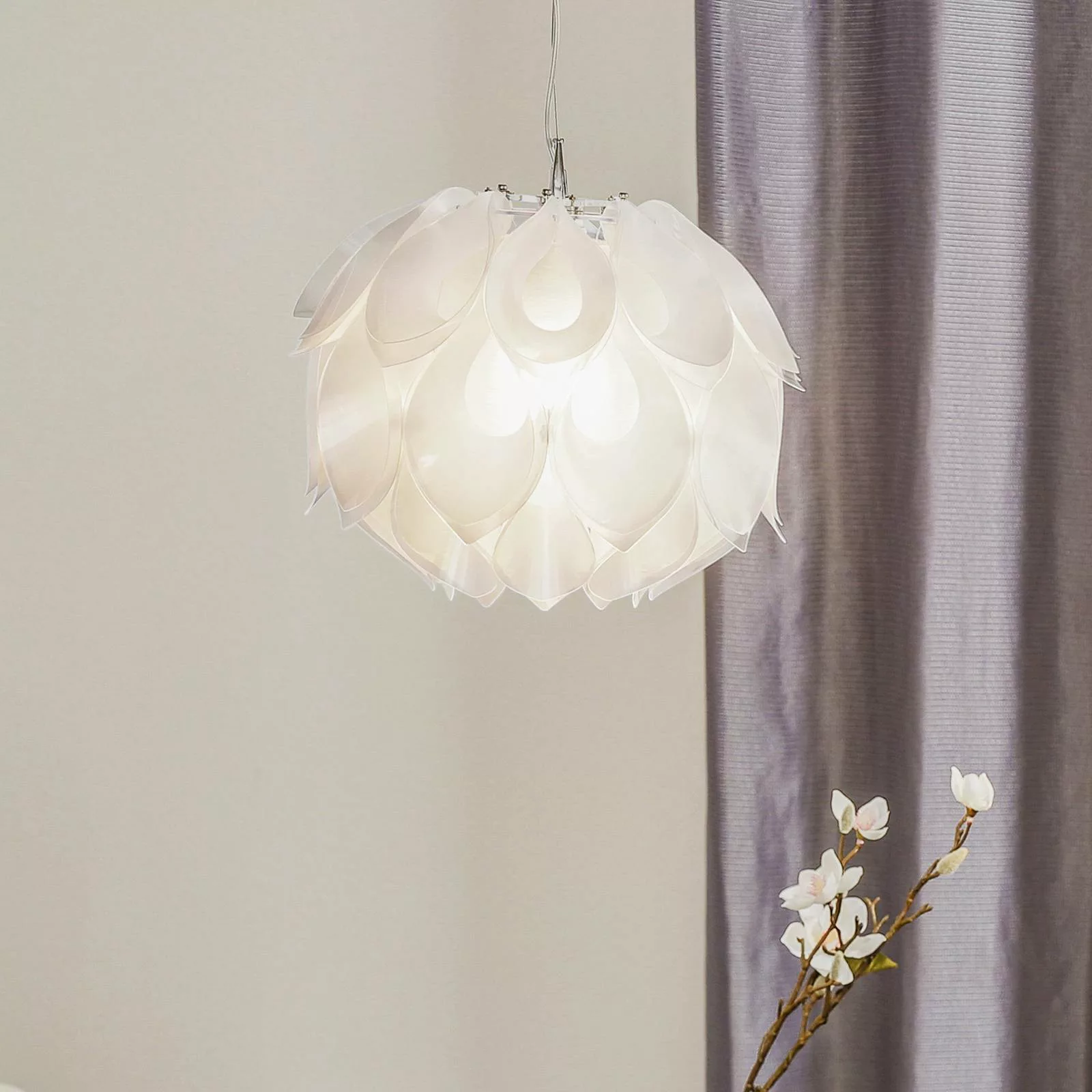 Slamp Flora S - Designer-Hängelampe, weiß günstig online kaufen