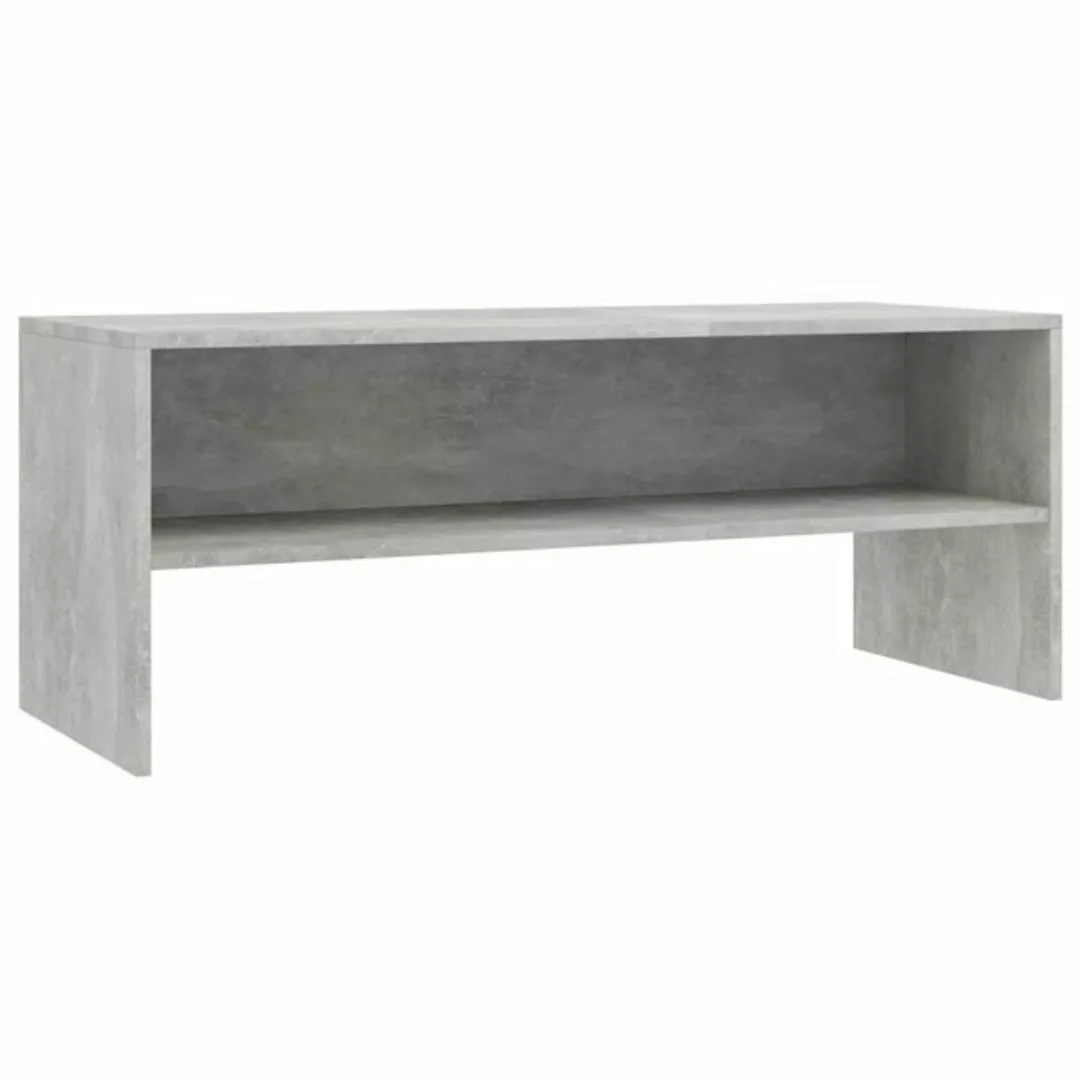 vidaXL TV-Schrank TV-Schrank Betongrau 100 x 40 x 40 cm Spanplatte Lowboard günstig online kaufen