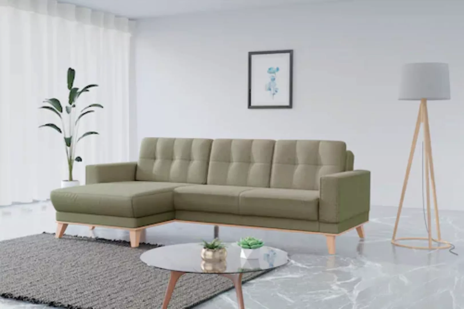 sit&more Ecksofa "Lavida L-Form", wahlweise mit Kippfunktion und Bettkasten günstig online kaufen