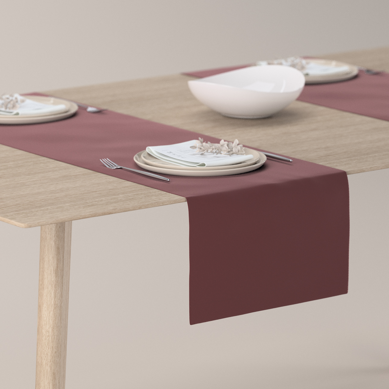 Tischläufer, bordeaux, 40 x 130 cm, Velvet (704-26) günstig online kaufen