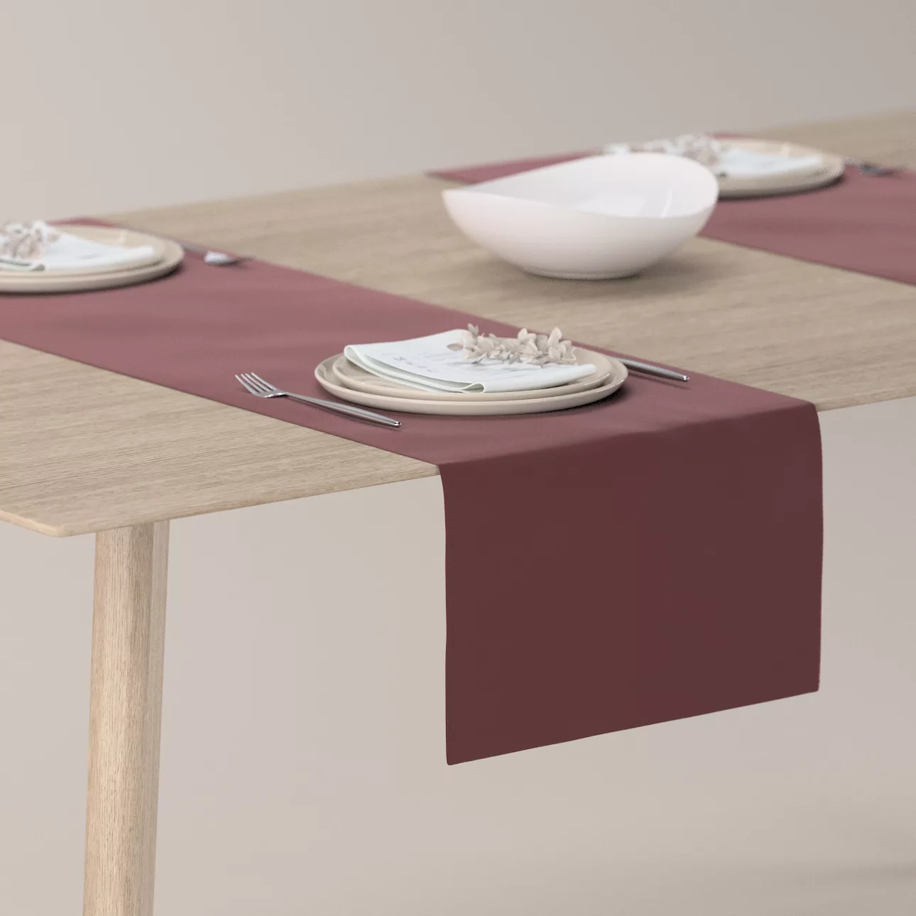Tischläufer, bordeaux, 40 x 130 cm, Velvet (704-26) günstig online kaufen