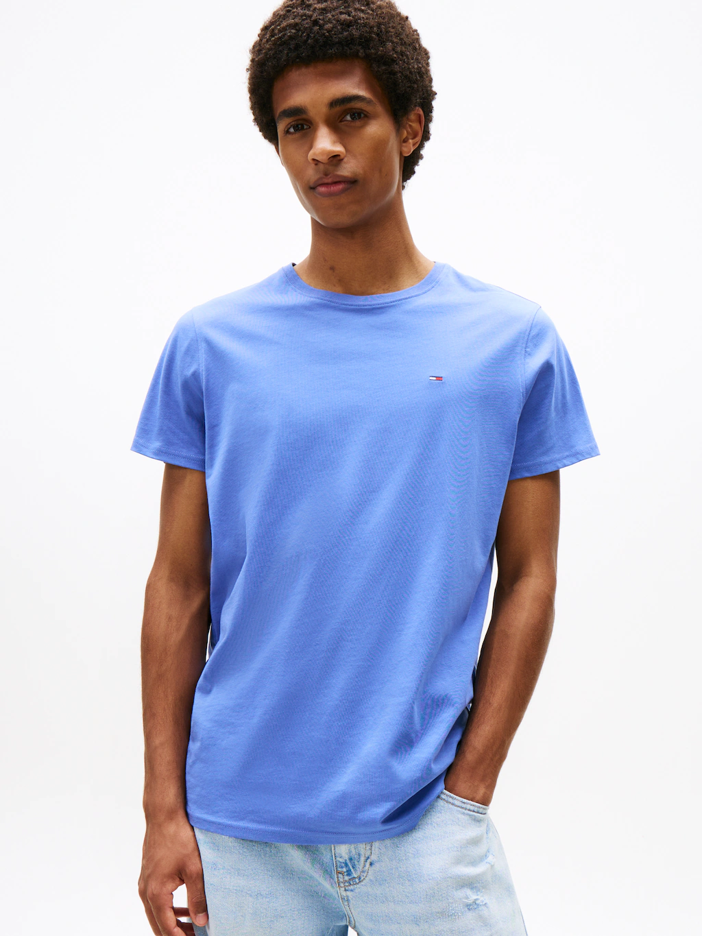 Tommy Jeans T-Shirt "TJM ESSENTIAL SOLID TEE", mit Rundhalsausschnitt und d günstig online kaufen
