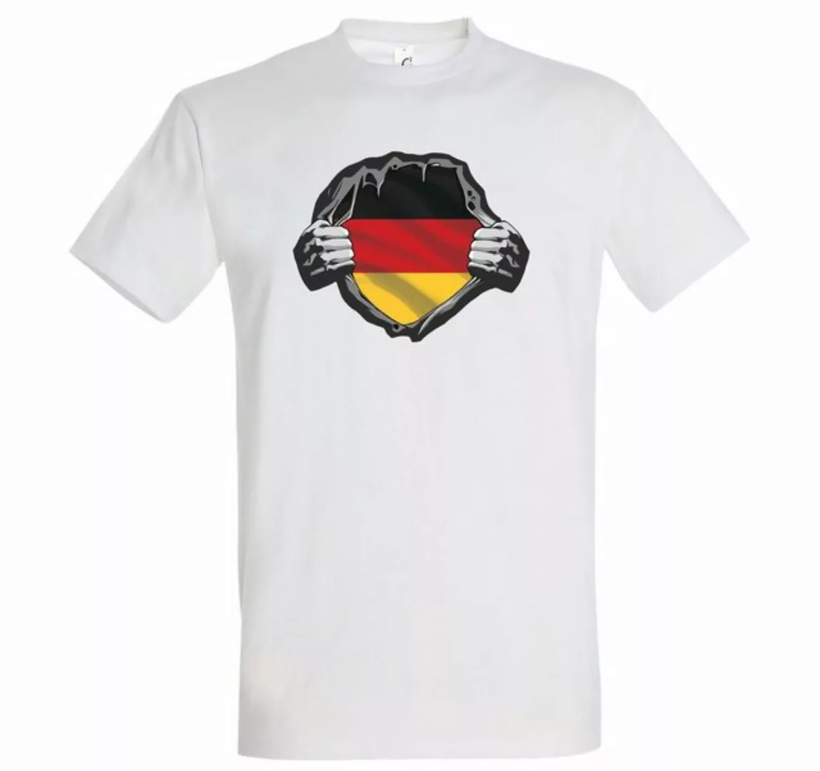 Youth Designz T-Shirt Deutschland Herz Herren T-Shirt mit trendigem Frontpr günstig online kaufen