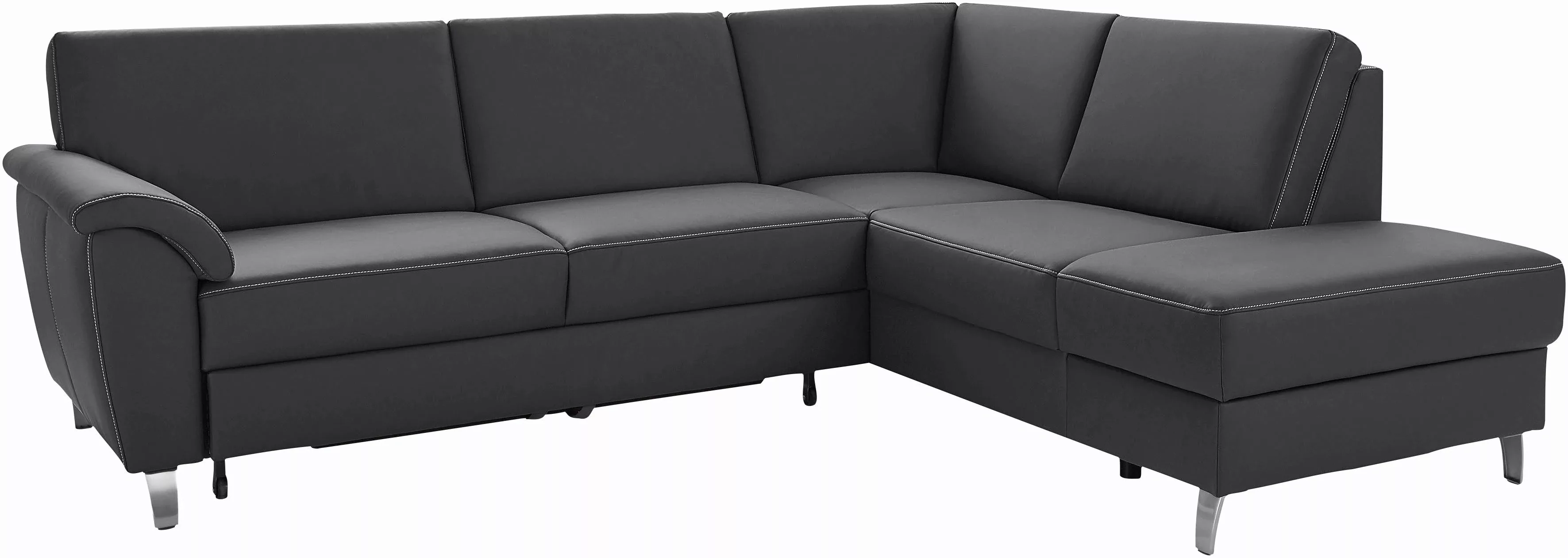 sit&more Ecksofa "Texel L-Form", mit Federkern, wahlweise mit Bettfunktion günstig online kaufen