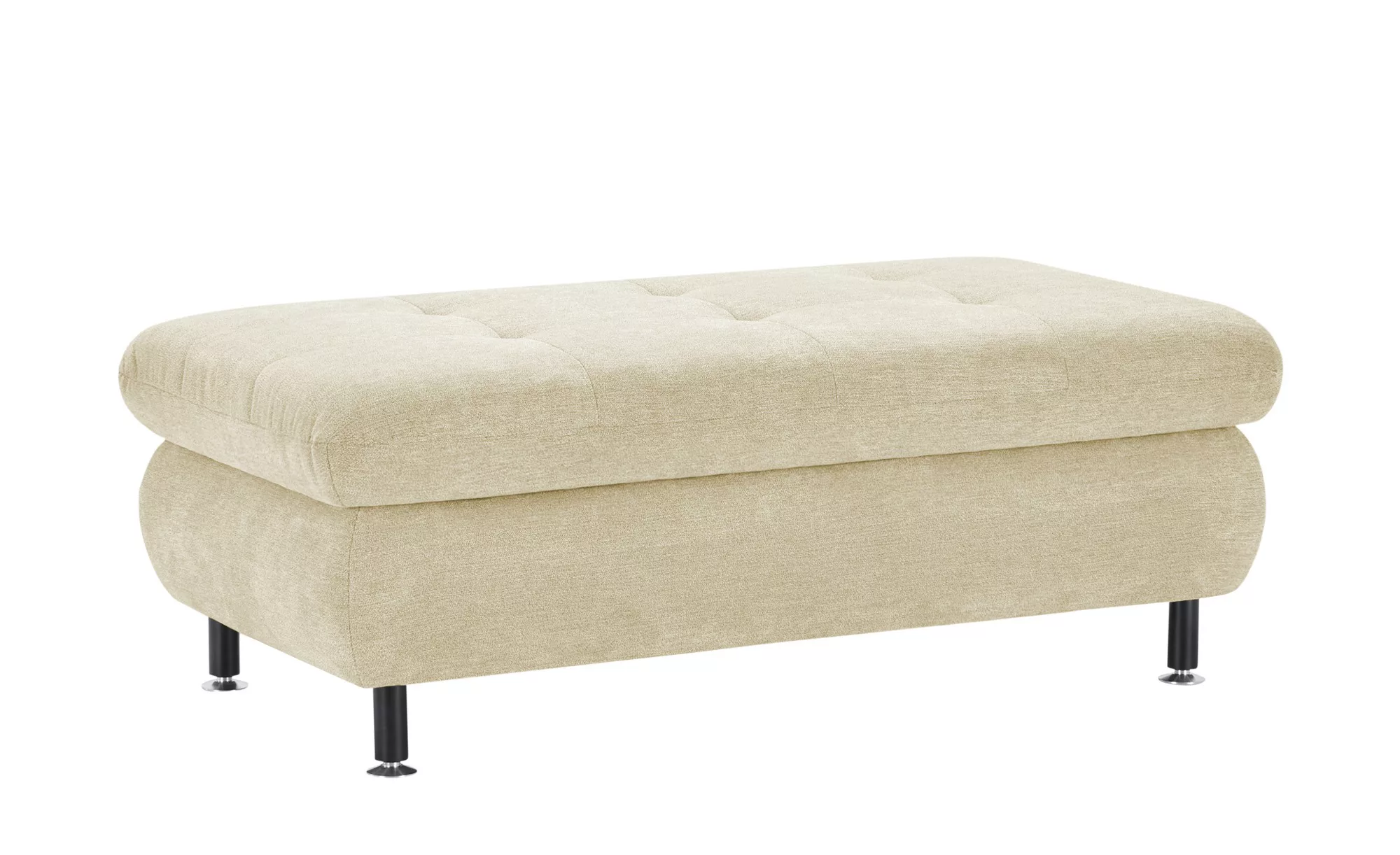 XXL-Hocker - beige - 129 cm - 47 cm - 64 cm - Polstermöbel > Hocker - Möbel günstig online kaufen