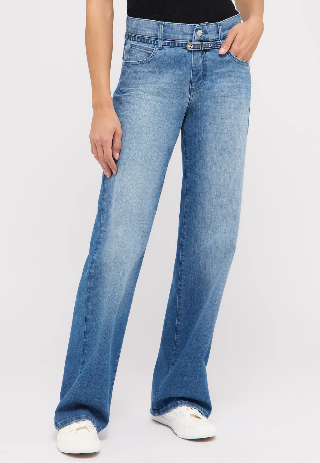 ANGELS Relax-fit-Jeans "LIZ BELT", mit integriertem Gürtel günstig online kaufen
