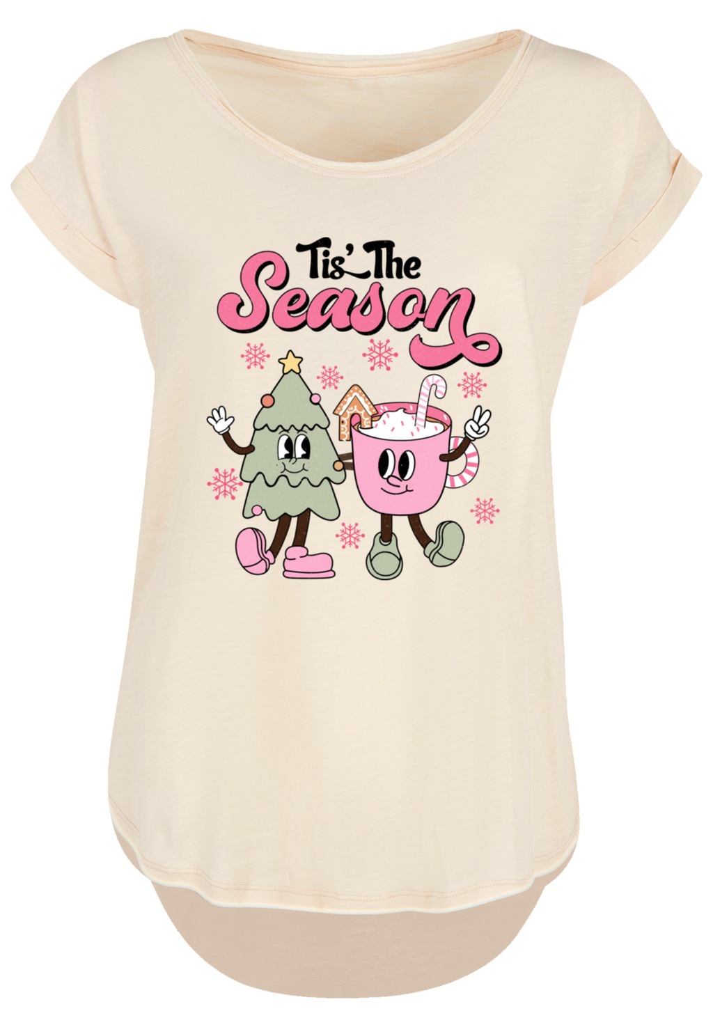 F4NT4STIC T-Shirt "Tis The Season Tree Cocoa", Premium Qualität, Weihnachts günstig online kaufen