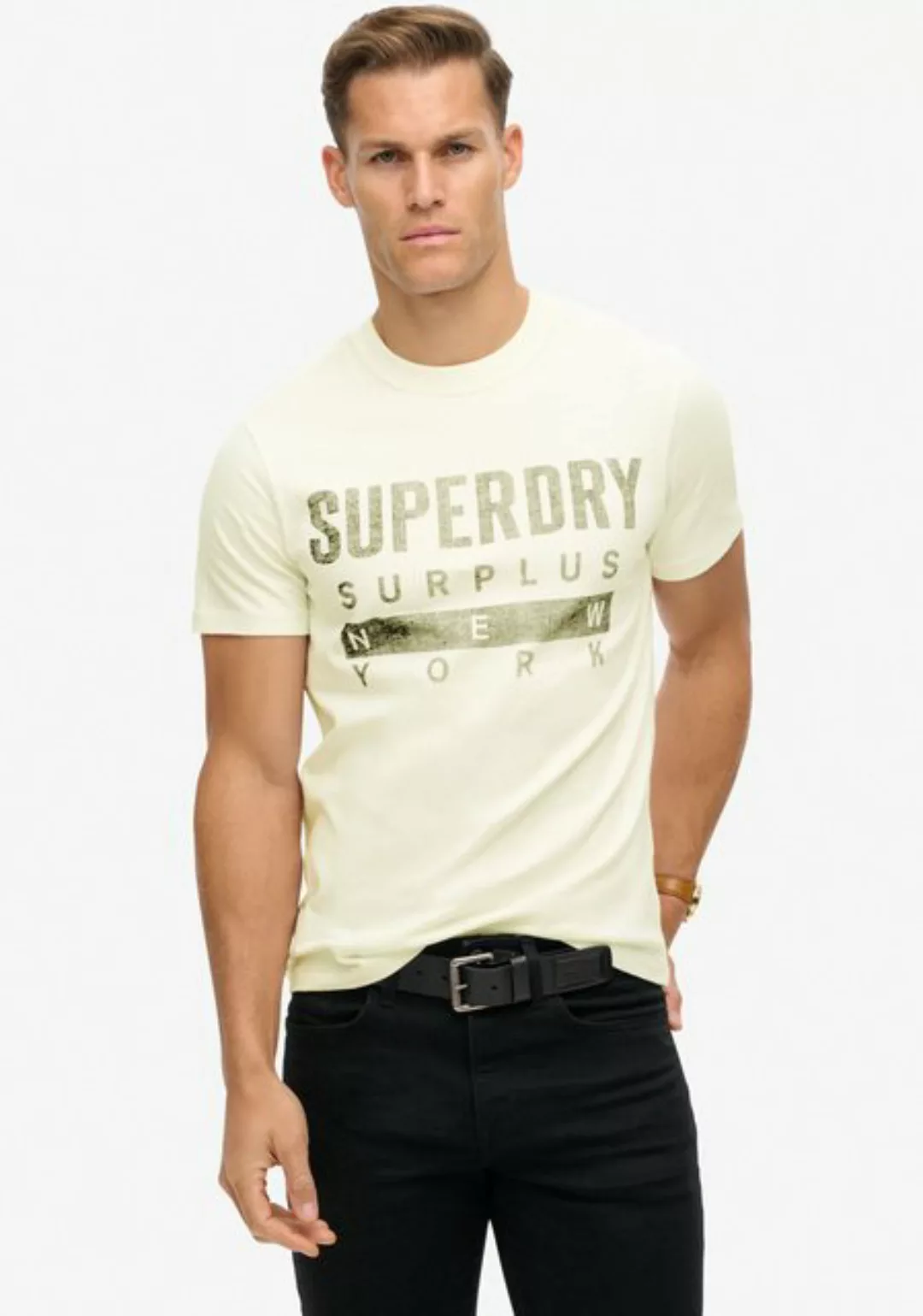 Superdry Rundhalsshirt SURPLUS GRAPHIC TSHIRT günstig online kaufen