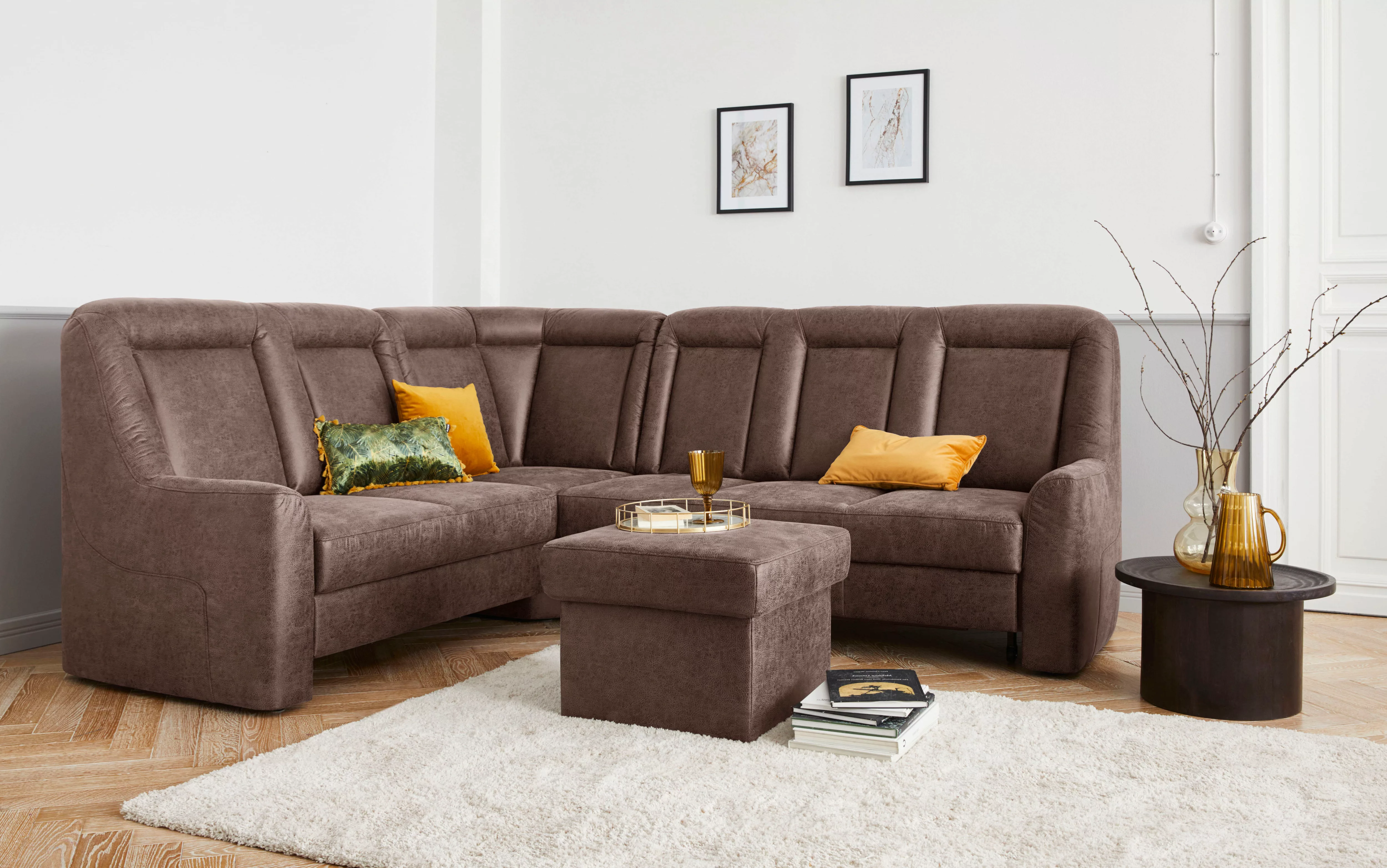 sit&more Ecksofa "Melissa L-Form", klassisches Polsterprogramm, wahlweise B günstig online kaufen