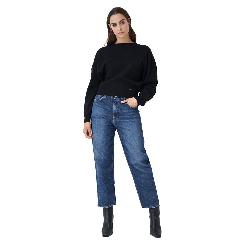 Salsa Jeans 125057-000 / Buttoned Sleeves Pullover XS Black günstig online kaufen