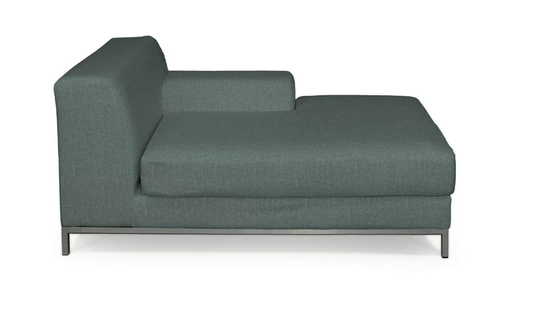 Bezug für Kramfors Sofa Recamiere rechts, grau- blau, Bezug für Recamiere r günstig online kaufen