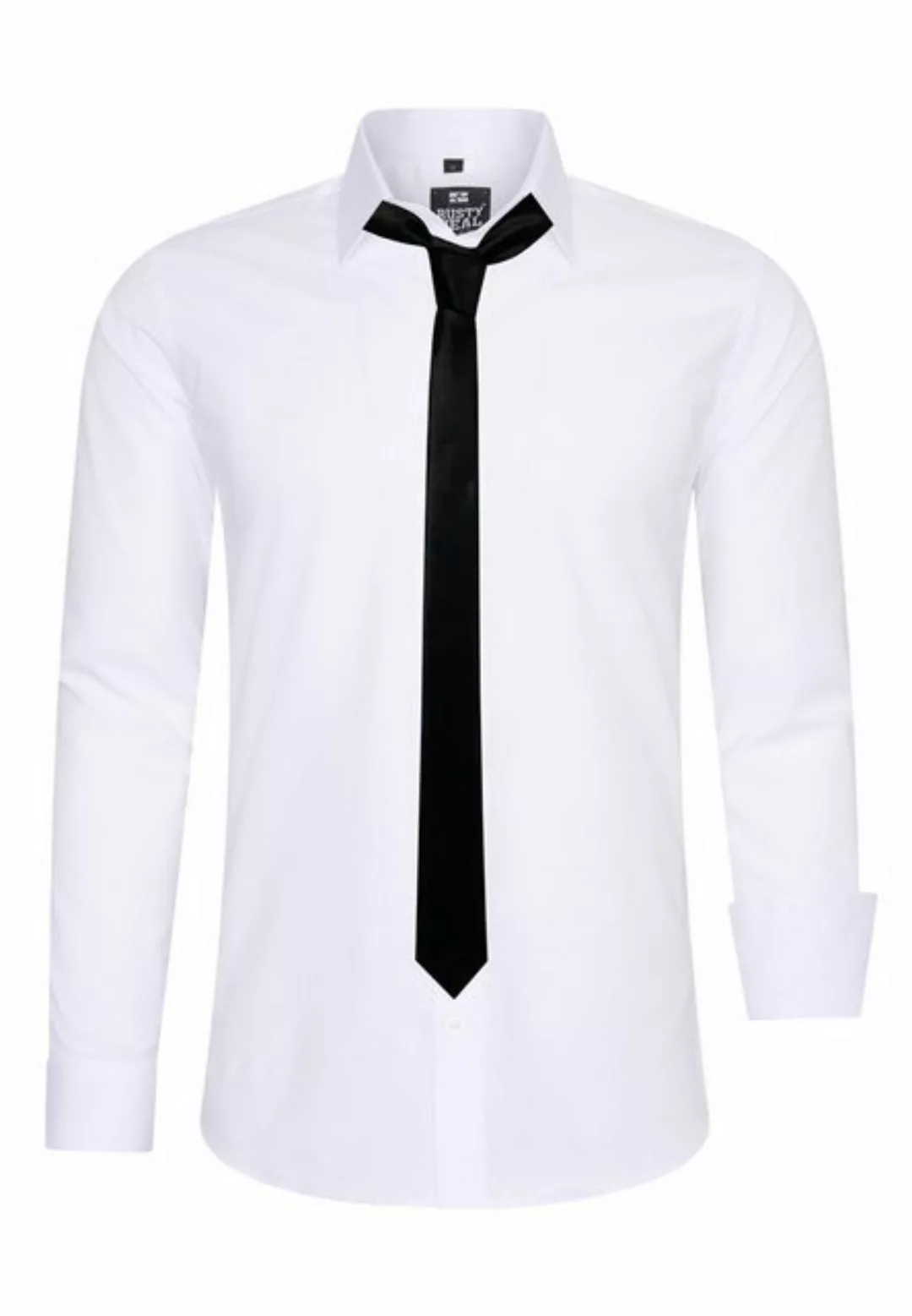 Rusty Neal Langarmhemd, mit Krawatte günstig online kaufen