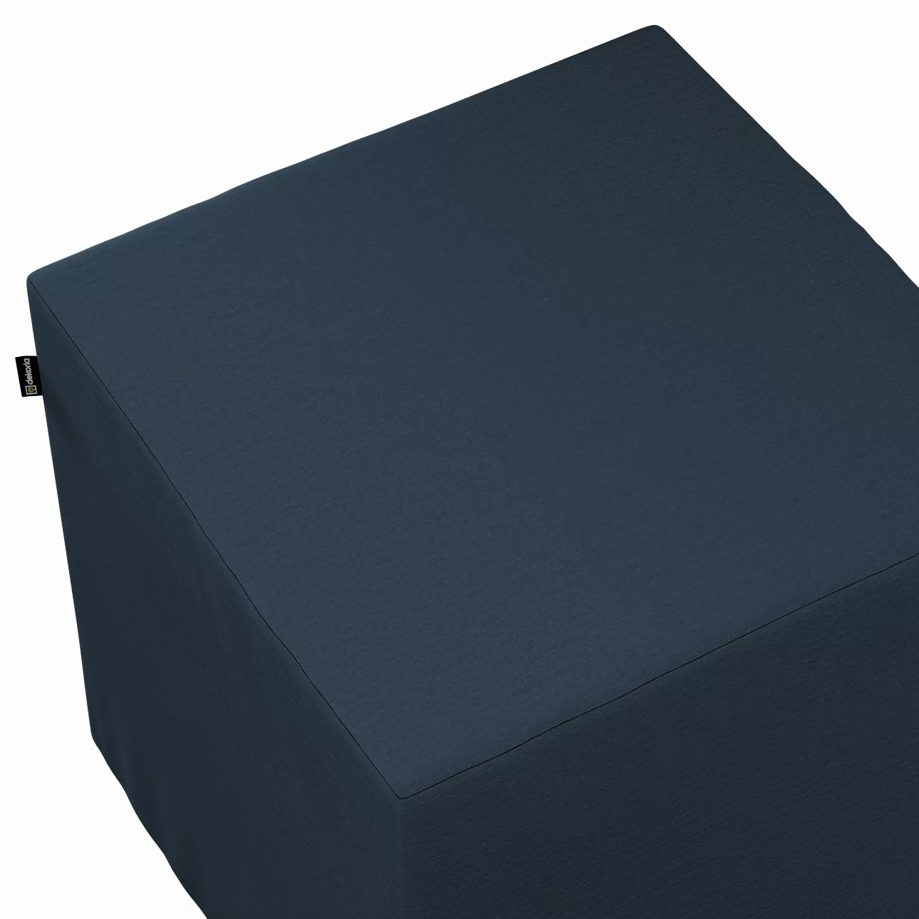 Bezug für Sitzwürfel, marinenblau, Bezug für Sitzwürfel 40 x 40 x 40 cm, Qu günstig online kaufen
