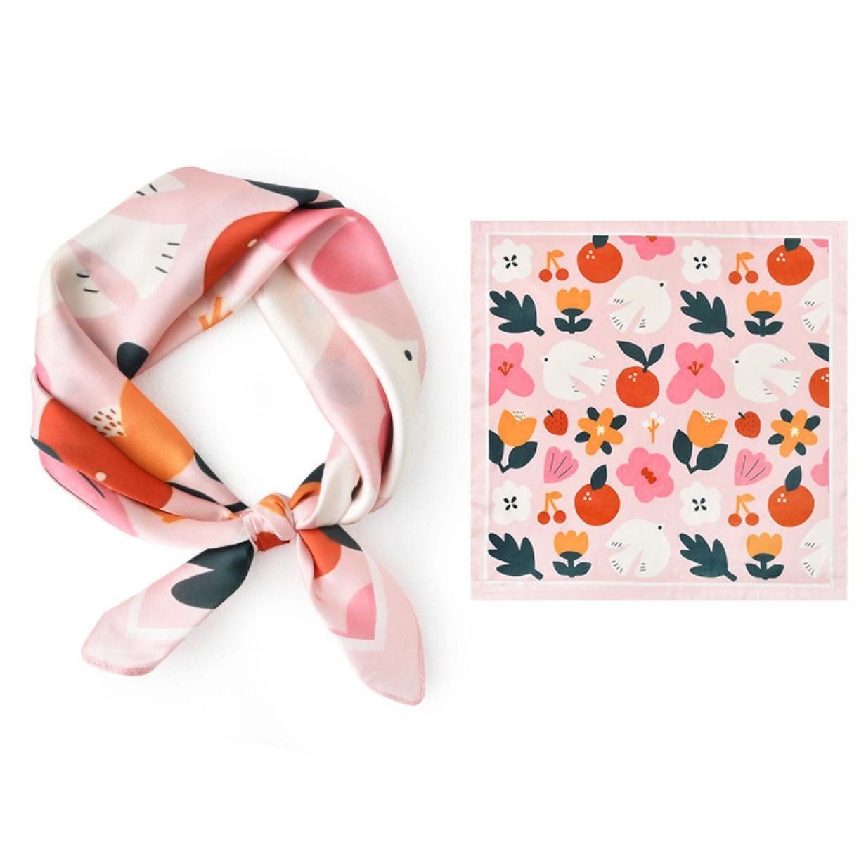 Coonoor Seidentuch Seidentuch Stirnband Quadratischer Haar-Bandanas-Schal günstig online kaufen