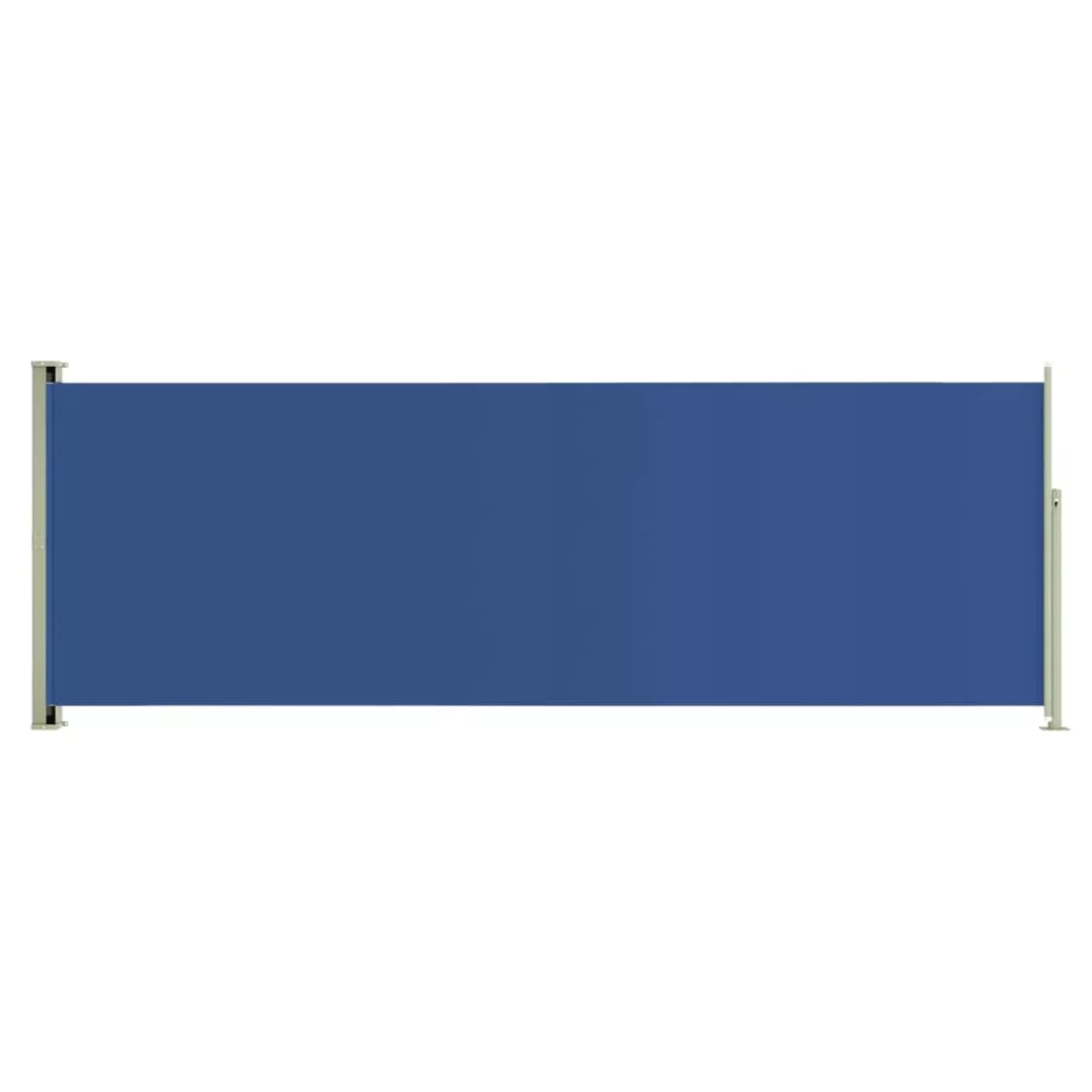 Seitenmarkise Ausziehbar 180x500 Cm Blau günstig online kaufen