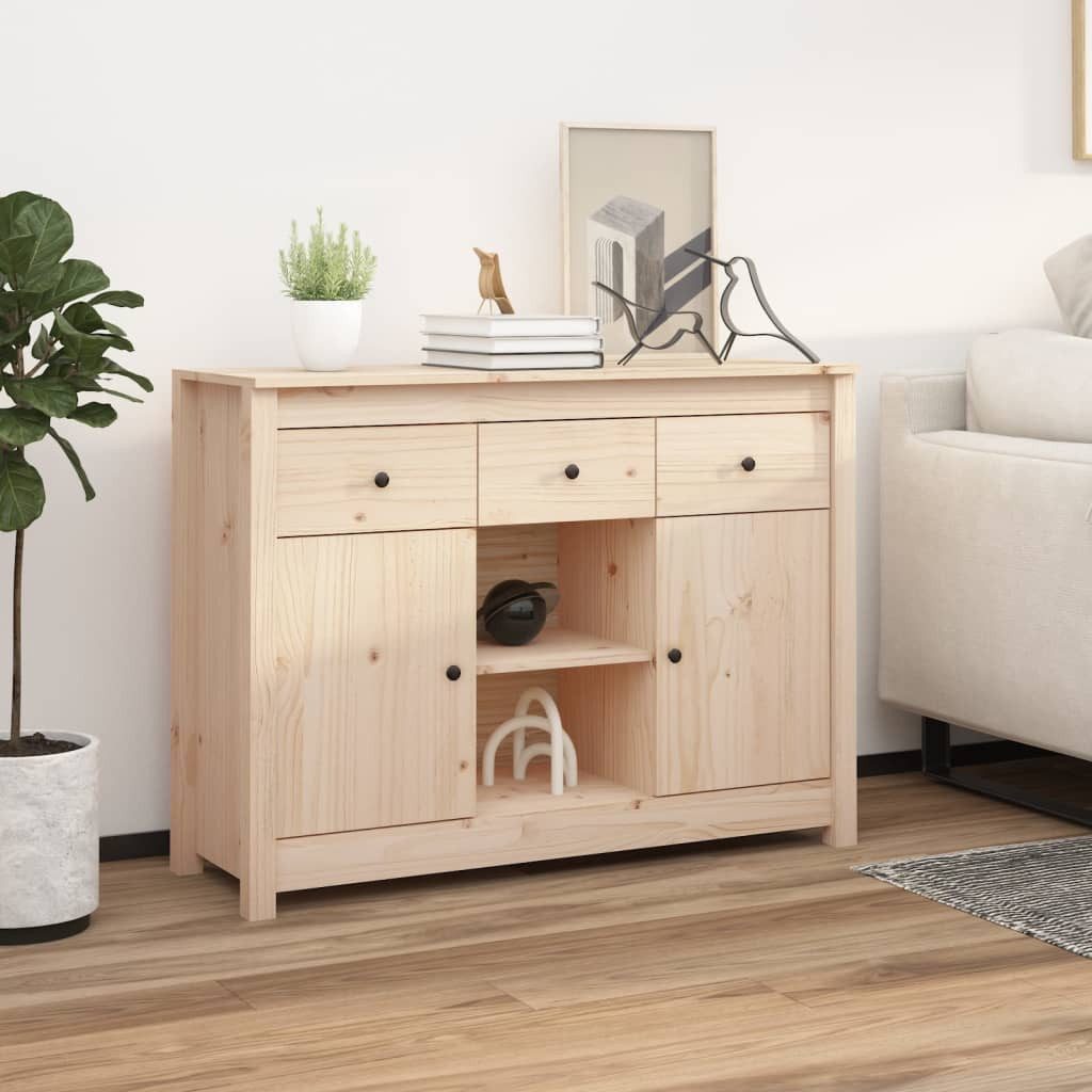 vidaXL Sideboard, Kommode 100x35x74,5 cm Massivholz günstig online kaufen