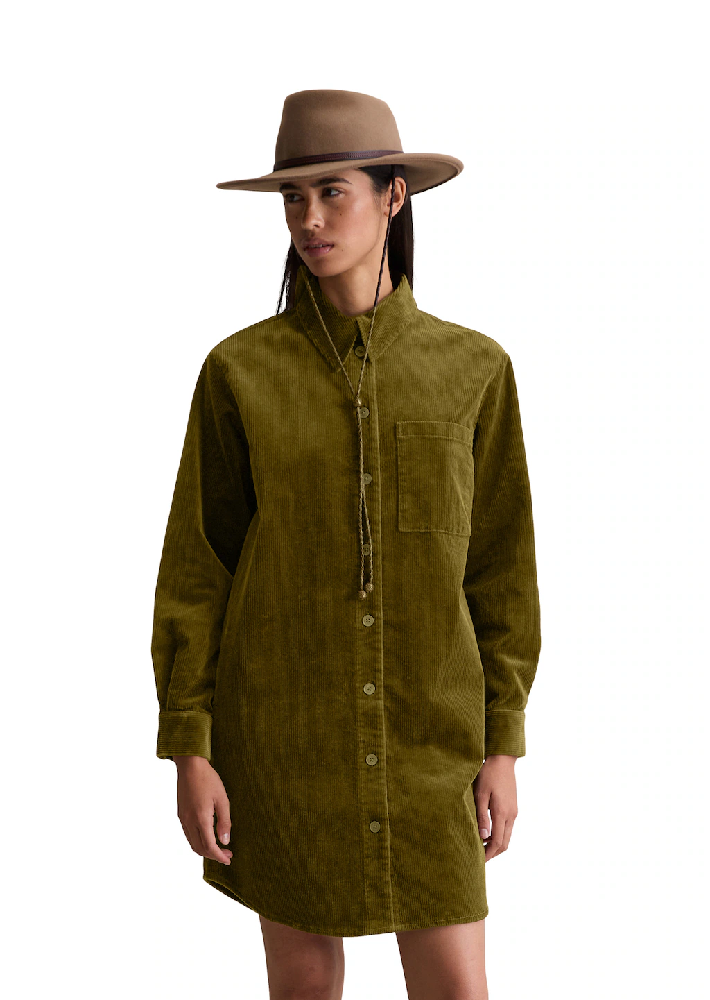 Marc OPolo DENIM Hemdblusenkleid "aus Organic Cotton Stretch" günstig online kaufen