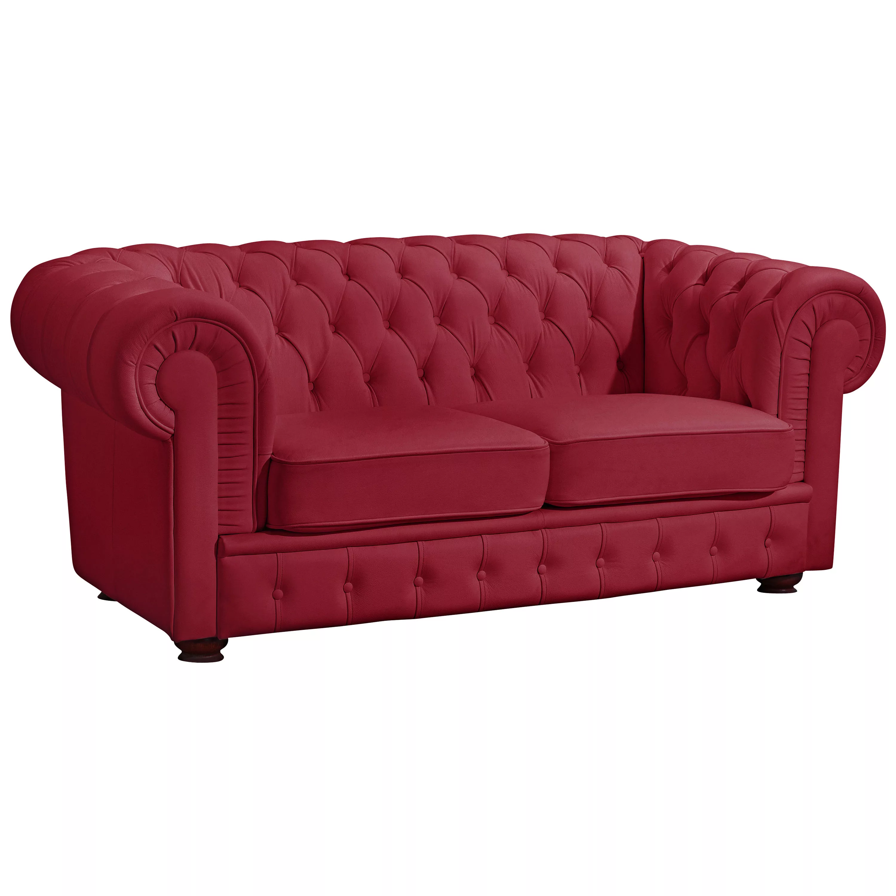Sofa 2-sitzer Rot »bridgeport« günstig online kaufen