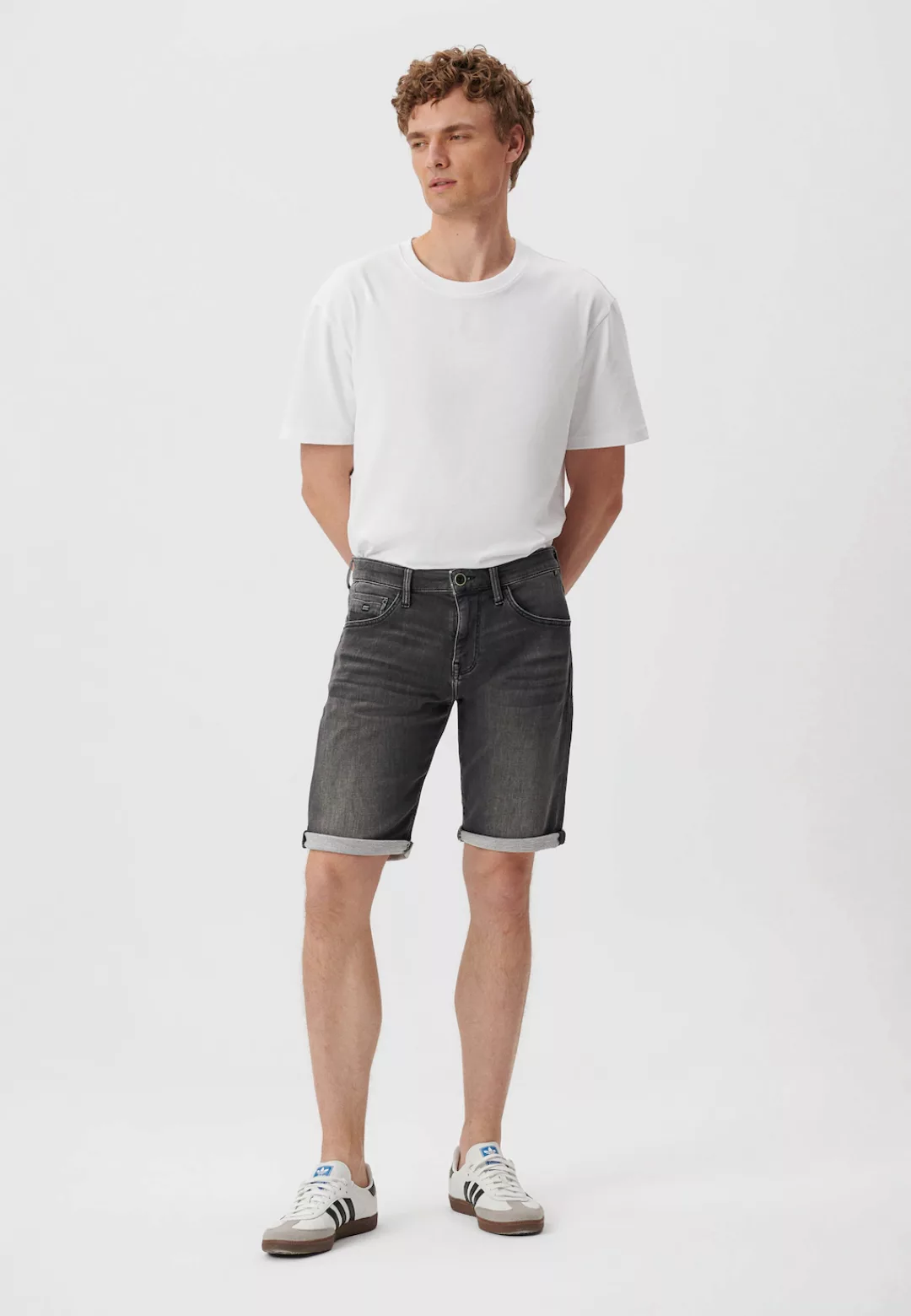 Mavi Shorts "TIM", Schmale Denimshorts mit umgeschlagenem Saum günstig online kaufen