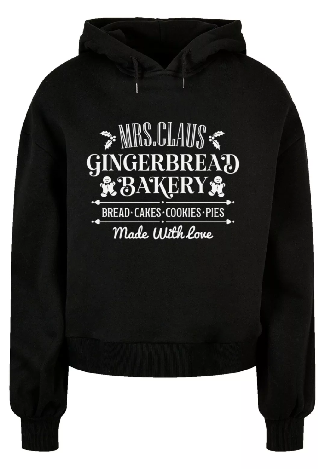 F4NT4STIC Kapuzenpullover "Santas Gingerbread Bakery Retro Weihnachten", Pr günstig online kaufen